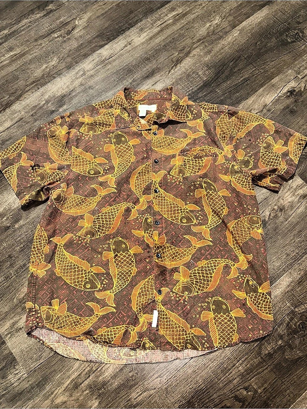 The Territory Ahead Men's Printed Cotton Shirt Size XXL